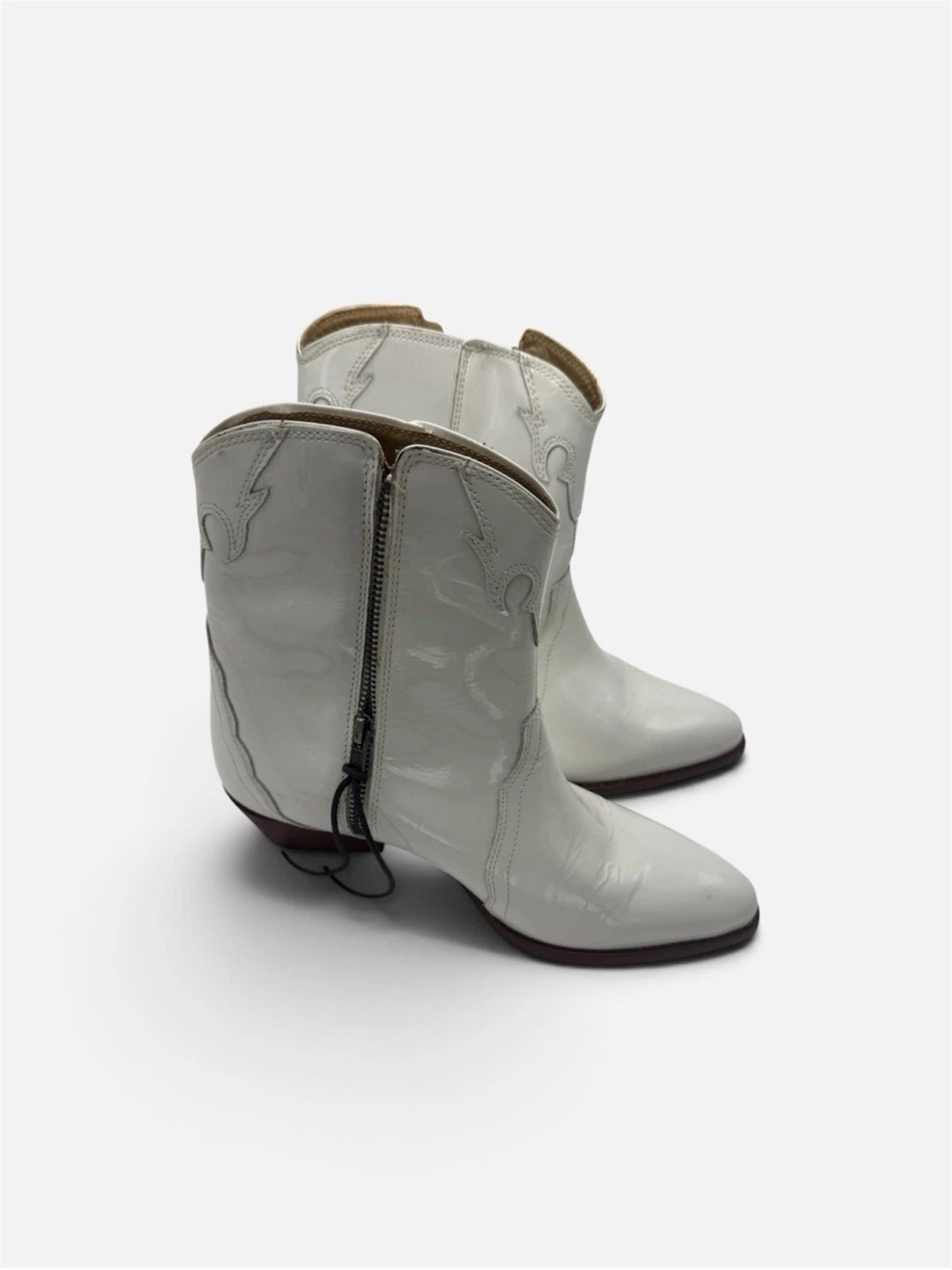 FREE PEOPLE New Frontier Womens White Western Boots 7.5 - Picture 4 of 12